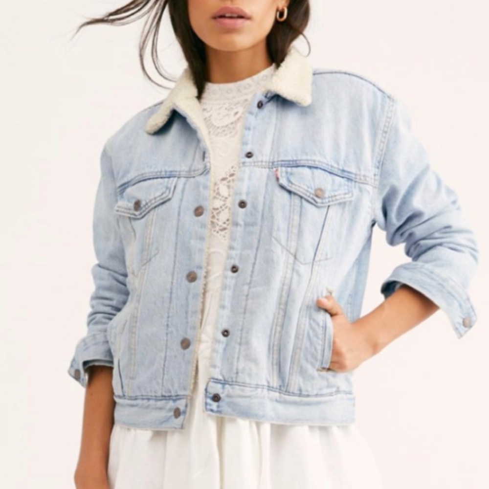 Levi’s Ex Boyfriend Sherpa Trucker Jacket